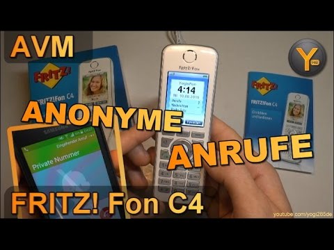 Anonyme Anrufe mit dem FRITZ! Fon C4 / Rufnummer verstecken (auch für andere Modelle)