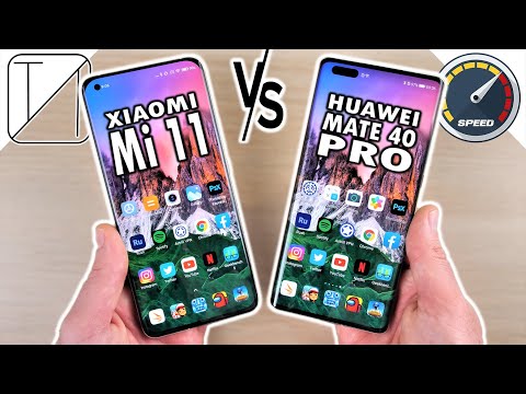 Xiaomi Mi 11 vs Huawei Mate 40 Pro Speed Test