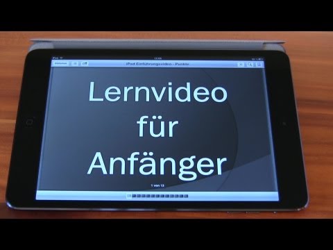Apple iPad Anfänger Hilfevideo - Tutorial zur Erklärung des iPads - für Einsteiger [German]