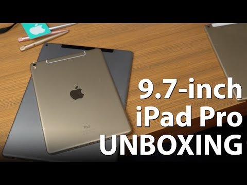 9.7-inch iPad Pro unboxing!