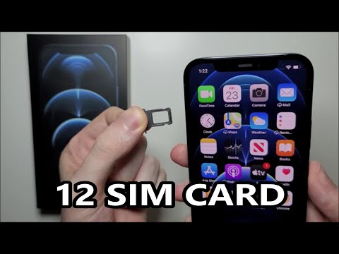 iPhone 12 / 12 Pro How to Insert / Remove SIM Card!
