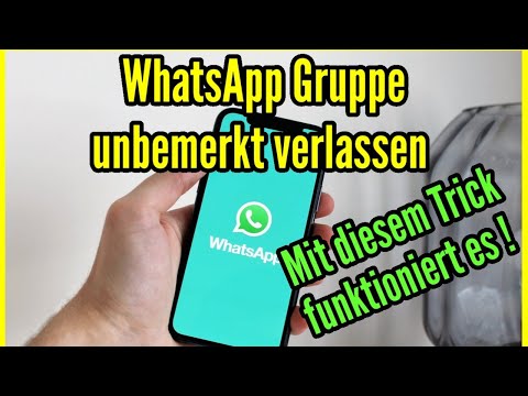 WhatsApp Gruppe verlassen ohne dass es jemand sieht Unbemerkt WhatsApp Gruppe verlassen