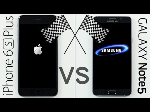 iPhone 6S Plus vs. Galaxy Note 5 Speed Test