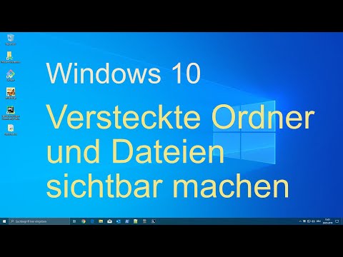 Windows 10 - Versteckte Dateien und Ordner sichtbar machen