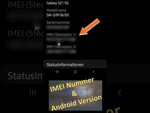 IMEI-Nummer &amp; Android-Version finden
