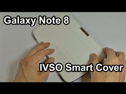 Samsung Galaxy Note 8 Schutzhülle - IVSO Smart Cover mit Ständer und Wake Up Funktion