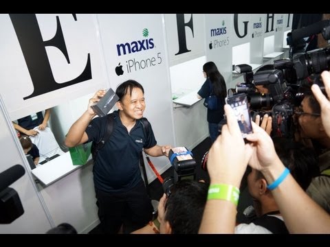 Maxis iPhone 5 Launch in Malaysia