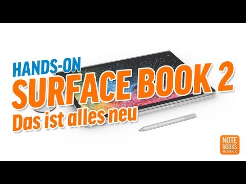 Microsoft Surface Book 2 15 Zoll Hands On - Deutsch / German