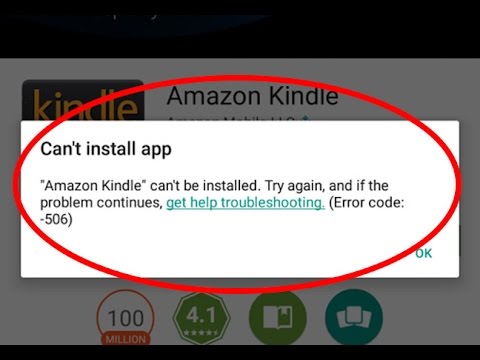 How to fix Can&#039;t install app|Error code-506 in Google play store