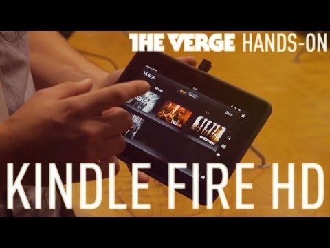 Amazon&#039;s $199 Kindle Fire HD (7-inch) hands-on demo