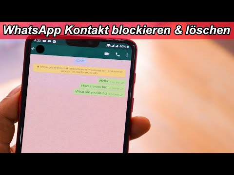 WhatsApp Kontakt blockieren und löschen – WhatsApp Nutzer blocken / sperren &amp; entfernen Anleitung