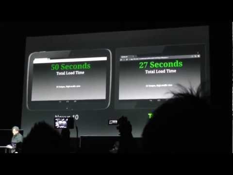 NVIDIA Tegra 4 Tablet vs. Google Nexus 10 Speedtest - TechReporterTV