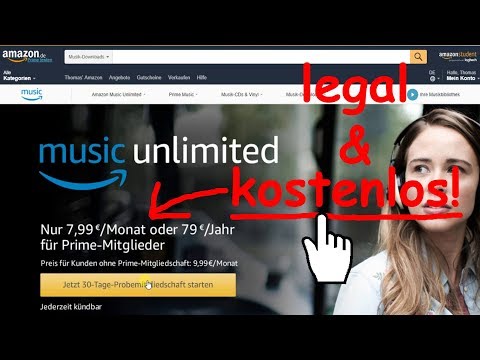 Tipp: Kostenlos Musik von Amazon Music Unlimited streamen, downloaden &amp; offline: LEGAL