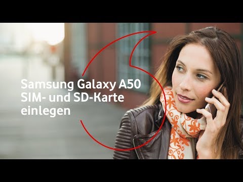 Samsung Galaxy A50 - SIM- und SD-Karte einlegen | #mobilfunkhilfe