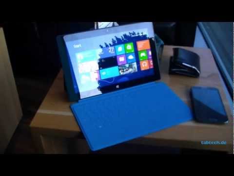 Microsoft Surface im Kurztest - Deutsch