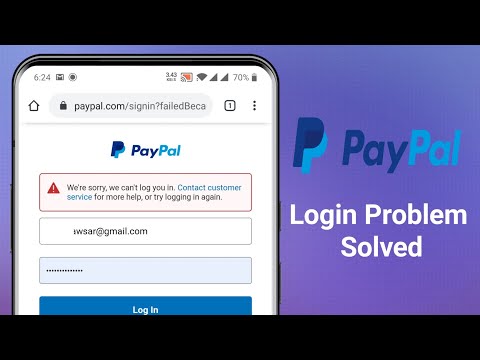 Paypal Account We Can&#039;t Log You In Problem Solved