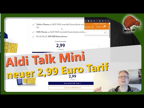 ALDI TALK mini - neuer Tarif von Aldi für 2,99 Euro