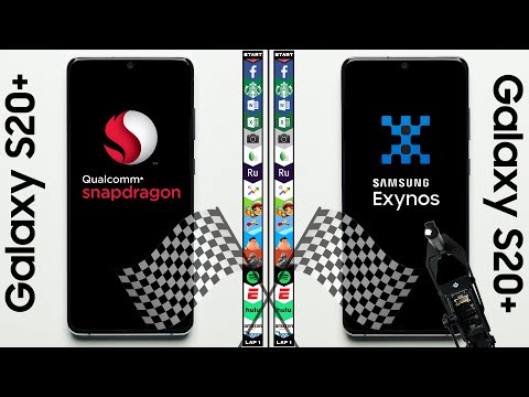 Galaxy S20 (Snapdragon) vs Galaxy S20 (Exynos) Speed Test