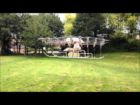 The Swarm Manned Aerial Vehicle Multirotor Super Drone Flying