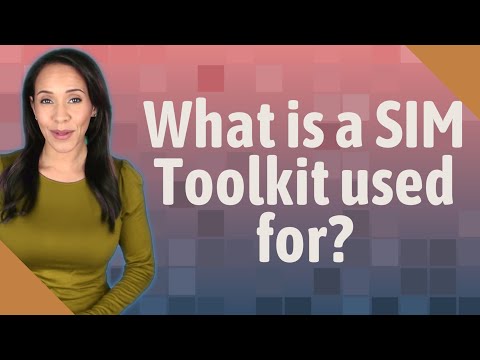 What is a SIM Toolkit used for?