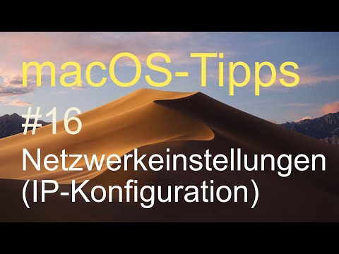 macOS-Tipps #16 - Netzwerkeinstellungen (IP-Konfiguration)